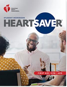 Student workbook heartsaver first aid book